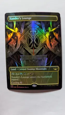 1x Xander's Lounge Foil Borderless NM - Streets of New Capenna Magic MTG x1 - Image 1