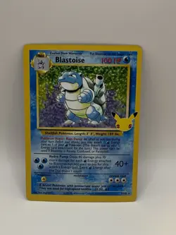 Blastoise Celebrations Holo 2/102 Pokemon TCG Classic Collection - Image 1