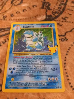 Pokemon TCG - Blastoise 2/102 - Holo Rare - Celebrations Classic Collection NM - Image 4