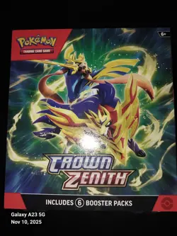 Factory Sealed Crown Zenith Booster Bundle Scarlet & Violet Pokemon - Image 2