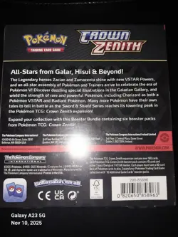Factory Sealed Crown Zenith Booster Bundle Scarlet & Violet Pokemon - Image 3
