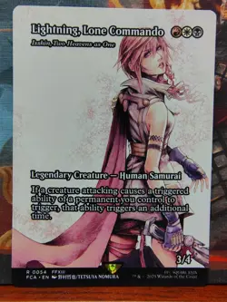 Lightning Lone Commando -Isshin Two Heavens As One Showcase LP Final Fantasy MTG - Image 1