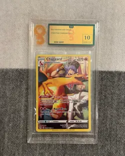 2022 Pokemon Lost Origin #TG03/TG30 Charizard Holo GEM MINT 10 - Image 1