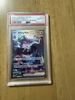 Pokemon TCG Scarlet & Violet: Temporal Forces Walking Wake EX 050/162 PSA 10 - Image 1