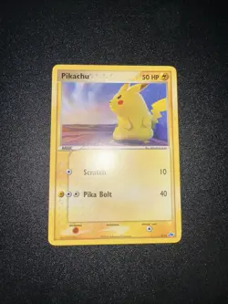 Pokemon TCG Pikachu 6/10 EX Trainer Kit 1 Blue Regular NM/LP - Image 1