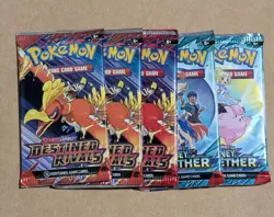 Pokemon Booster Pack Sealed Lot (x5) - Image 1