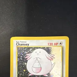 Pokemon Chansey 3/130 Base Set 2 Holo Rare 120 HP Wizards of the Coast LP - Image 3