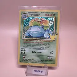 Pokemon TCG Venusaur Holo Rare Card 15/102 Celebrations 25th Anniversary - Image 1