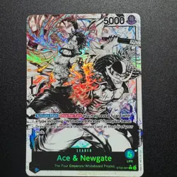 Ace & Newgate ST22-001 Parallel Alternate Alt Leader - One Piece Starter Deck 22 - Image 1