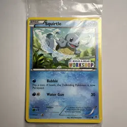 Pokemon TCG Squirtle Stamped Promo Card 14/101 Sealed Build-A-Bear Edition - Image 1