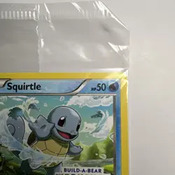 Pokemon TCG Squirtle Stamped Promo Card 14/101 Sealed Build-A-Bear Edition - Image 2