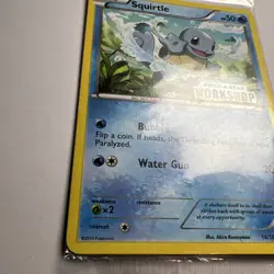 Pokemon TCG Squirtle Stamped Promo Card 14/101 Sealed Build-A-Bear Edition - Image 3