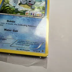 Pokemon TCG Squirtle Stamped Promo Card 14/101 Sealed Build-A-Bear Edition - Image 4