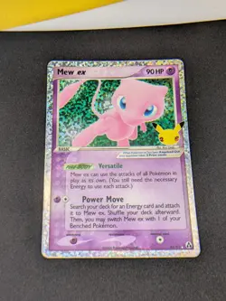 Mew EX Holo Pokemon Card Celebrations 25th Anniversary Edition 88/92 - Image 1