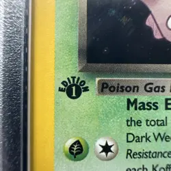 Dark Weezing - Holo - 1st Edition - 14/82 - PSA 8 - Team Rocket - Pokemon Card - Image 2