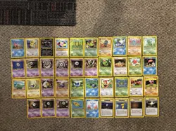 Pokemon Neo Discovery 39/39 Complete Uncommon & Common Set Unlimited NM - Image 1