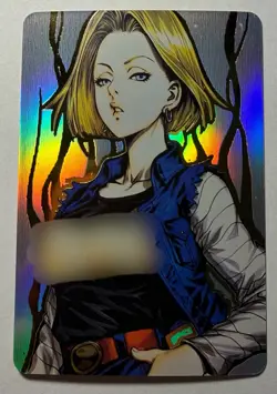 SEXY HEROINE WAIFU Android 18 DRAGON BALL Z ACG PREMIUM HOLO CARD NM - Image 1
