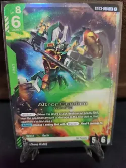 [ENGLISH] Gundam Card Game Altron Gundam GD03 - 018 LR Foil - Image 1