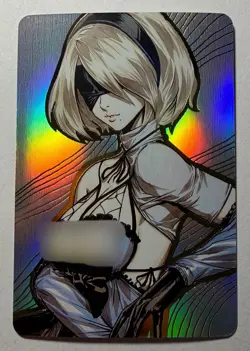 SEXY HEROINE WAIFU 2B NIER AUTOMATA ACG PREMIUM HOLO CARD NM - Image 1
