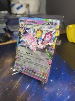 Pokemon TCG Espeon EX Double Rare Prismatic Card 034/131 Mint Condition - Image 3
