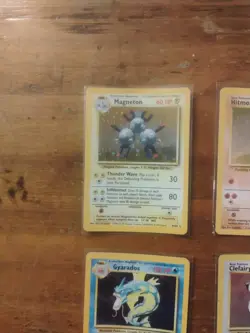 Lot Of 4 Vintage Pokemon Base Set Holo,Rare,Cards Lp,Mp,HP, Damaged Pre-owned - Image 3
