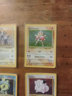 Lot Of 4 Vintage Pokemon Base Set Holo,Rare,Cards Lp,Mp,HP, Damaged Pre-owned - Image 5