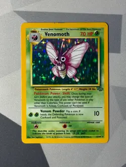 Pokemon Cards Venomoth 13/64 Jungle Holo Rare - Image 1