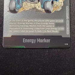Son Goku Dragonball Super Card Fusion World Manga Booster 02 ENERGY MARKER E-74 - Image 4