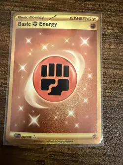 Basic Fighting Energy 258/198 Hyper Rare Pokemon Card- Near Mint- SV Base Set - Image 1