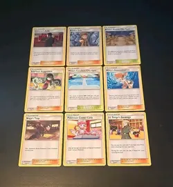 Pokemon Card TCG Hidden Fates Trainer Set Misty's Determination Sabrina Giovanni - Image 1