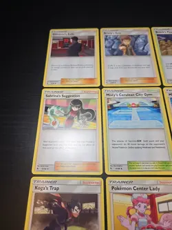 Pokemon Card TCG Hidden Fates Trainer Set Misty's Determination Sabrina Giovanni - Image 5