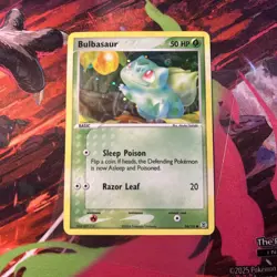 Pokemon TCG Bulbasaur EX FireRed & LeafGreen 54/112 Reverse Holo Card - Image 1