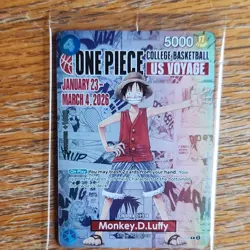 One Piece CCG Monkey.D.Luffy US Voyage Promo Card Character 2026 - Image 1
