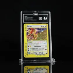 Crystal Ho-oh Holo - 149/144 - Skyridge Vintage Pokemon Card TAG 4.5 Swirl - Image 1
