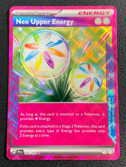 Neo Upper Energy 162/162 Temporal Forces ACE SPEC Rare Pokemon TCG Card NM - Image 1