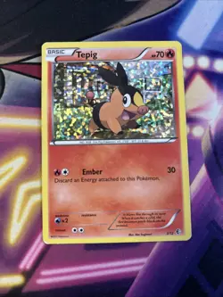 Tepig - 3/12 - Pokemon McDonald's Holo Promo Card MP - Image 1
