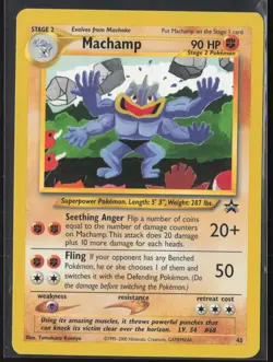 Machamp Promo WoTC Promo 43/53 HP Pokemon Card - Image 1