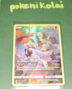 Torkoal 237/236 Full Art Secret Rare Card Pokemon, Cosmic Eclipse NM - Near Mint - Image 1