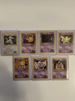 Vintage Sabrina’s Base Pokemon Card Lot! Great Binder Copies! - Image 1