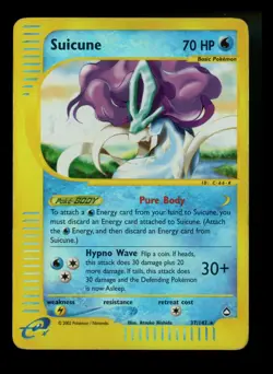 Suicune 37/147 Aquapolis 2002 Reverse Holo Rare Pokemon Card TCG - Image 1