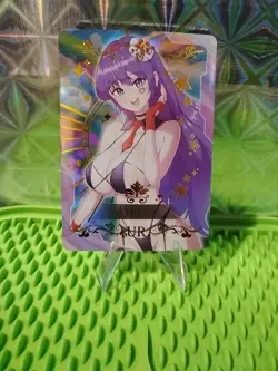 Goddess Athena (Saint Seiya) anime Sexy Waifu UR Trading Card - Image 1