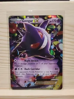 Pokemon Gengar EX TCG Holo Rare Card XY Phantom Forces 34/119 - Image 1