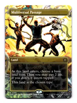 Multiversal Passage (Borderless) - 206 SPM: Marvel's Spider-Man R Normal NM - Image 1