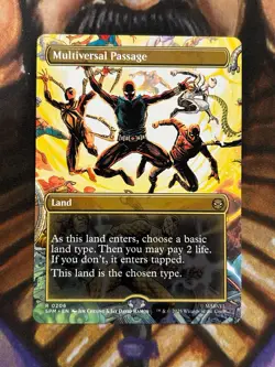 Multiversal Passage (Borderless) #0206 Marvel MTG Spider-Man - Pack Fresh NM 🔥 - Image 1