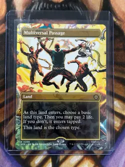 Multiversal Passage (Borderless) #0206 Marvel MTG Spider-Man - Pack Fresh NM 🔥 - Image 3