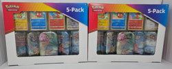 Lot of TWO Pokemon TCG Tin Kanto Power 5 Mini Tin Box Set Good Condition Sealed 820650100642 - Image 1