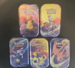 POKEMON TCG KANTO POWER ***SEALED MINI TINS****...***SET OF 5*** - Image 1
