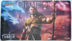 Dragons of Tarkir Sarkhan Game Day Champion Playmat Magic the Gathering New - Image 1