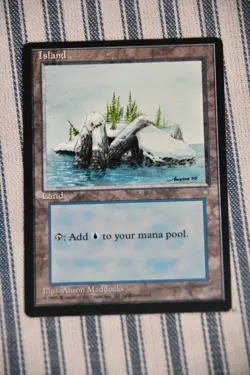 Magic the Gathering - Vintage - Island Land Mana - Ice Age - 6x - Image 3