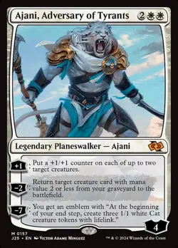 Ajani, Adversary of Tyrants-Foundations Jumpstart-Regular-157-LP - Image 1